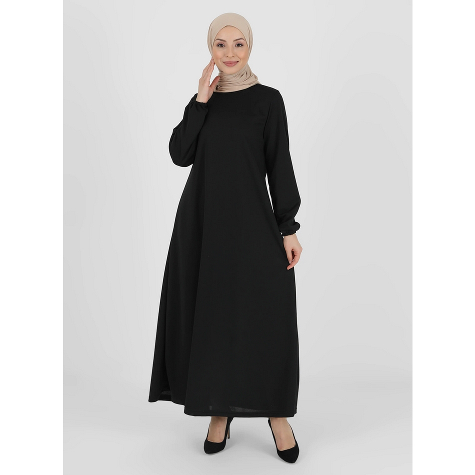 Gamis Polos Simple Katun Toyobo