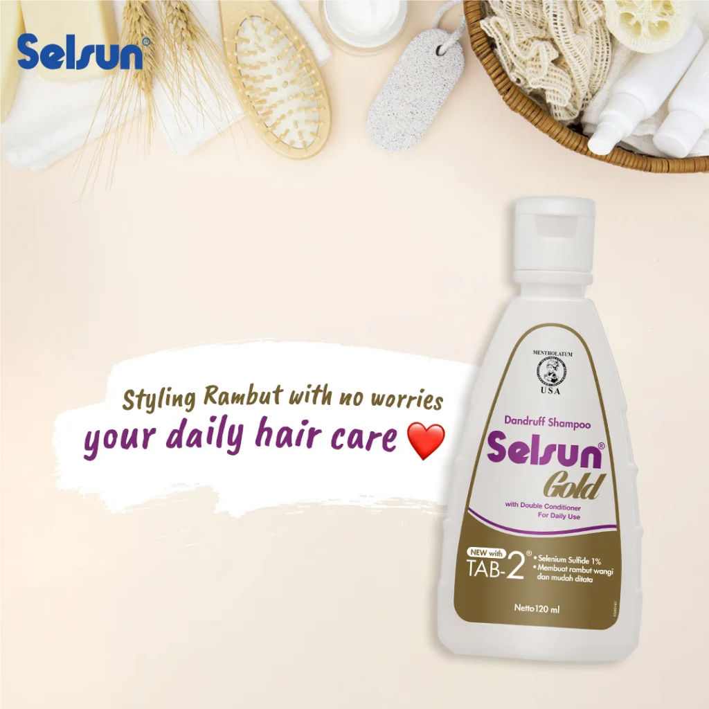 [BPOM] Selsun GOLD Shampoo 60 ml / Selsun Shampoo Anti Ketombe 60ml / Selsun Shampo / Sampo / MY MOM