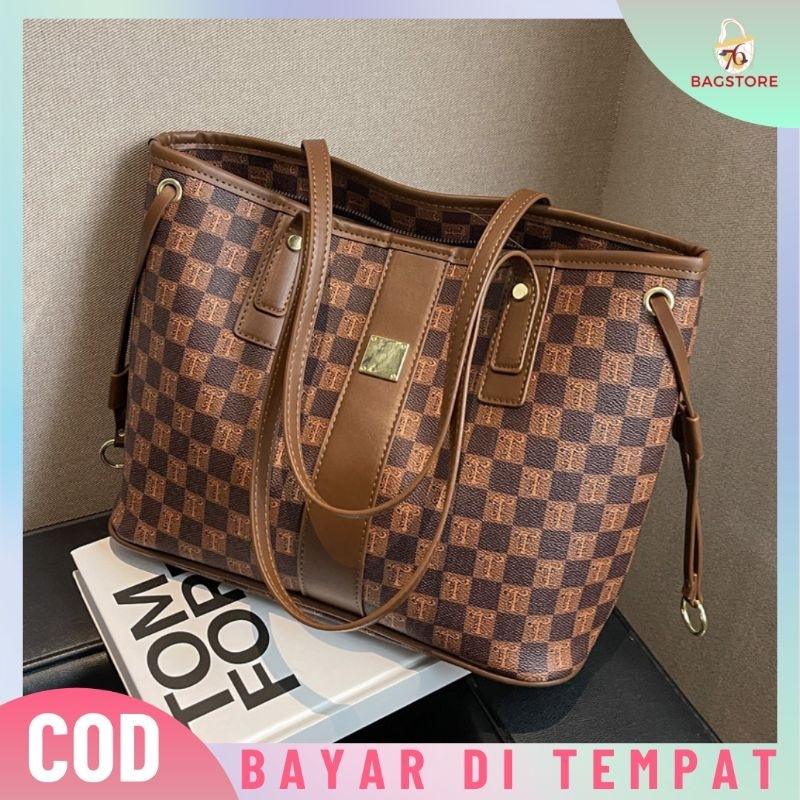 [IMPORT] T8522 - TAS TOTE WANITA FASHION IMPORT - 76BAGSTORE