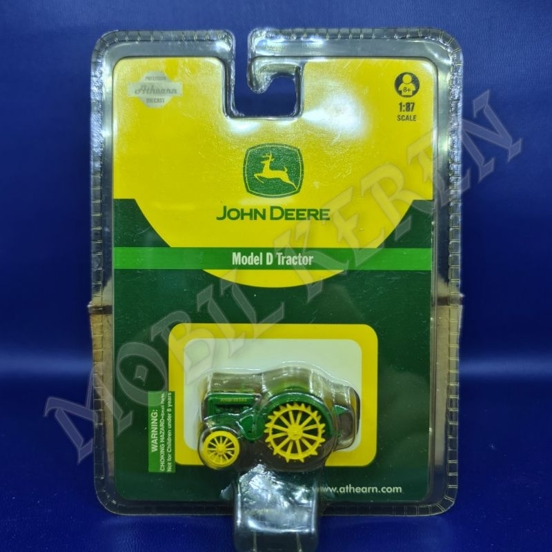 Diecast Athearn 1:87 John Deere Model D Tractor