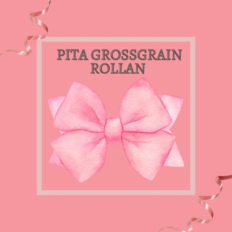 

(1Roll = 100yard) Pita Grossgrain Polos Import size 0,9cm , 2,5cm , 3,8cm, 5cm