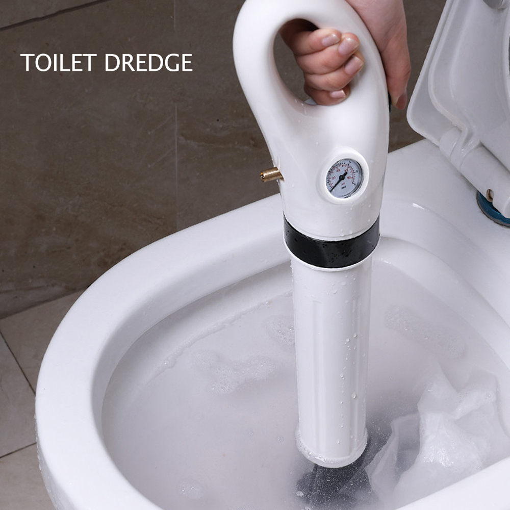 Tembakan Plunger Toilet Powerful Dredger - EM7 - White