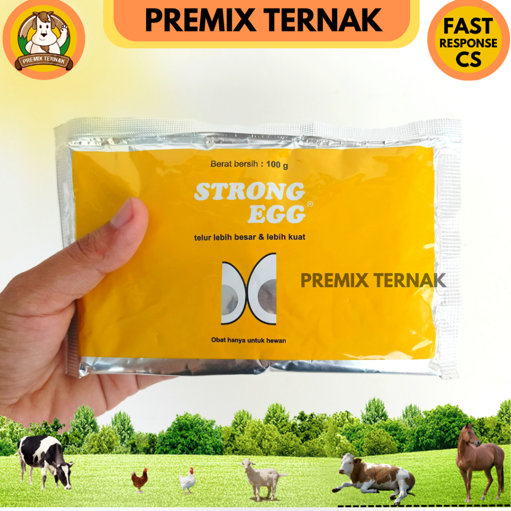 STRONG EGG 100 GRAM - Vitamin Penguat Cangkang Telur Ayam Bebek