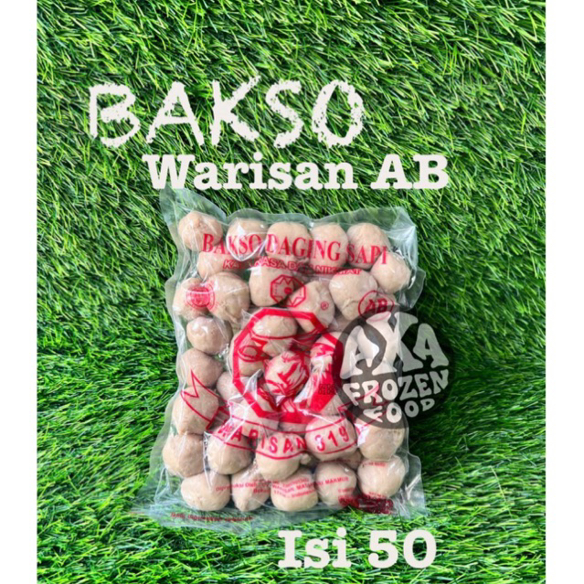 

BAKSO SAPI WARISAN AB ISI 50 PCS