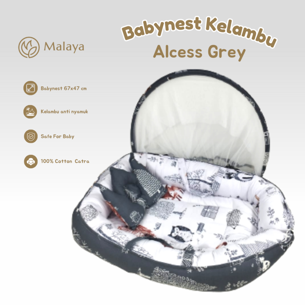 BABYNEST BOAT SET MALAYA BABY / BABYNEST SET BABY NEWBORN