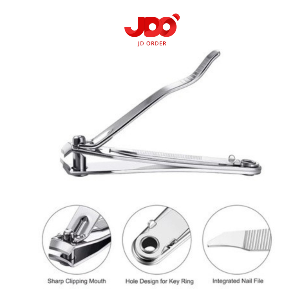 Gunting Kuku Besar Jumbo 8cm Stainless, Alat Manicure Pedicure, Pemotong Kuku