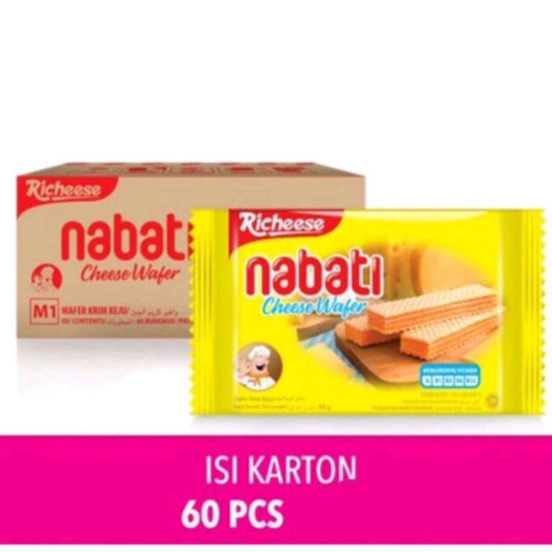 

[Kartonan] Nabati Wafer 16gr , 39gr, 6gr, 110gr, / Maxi Rco 14gr / Nabati Coated & Kelapa Jumbo / Timebreak 16gr & 36gr