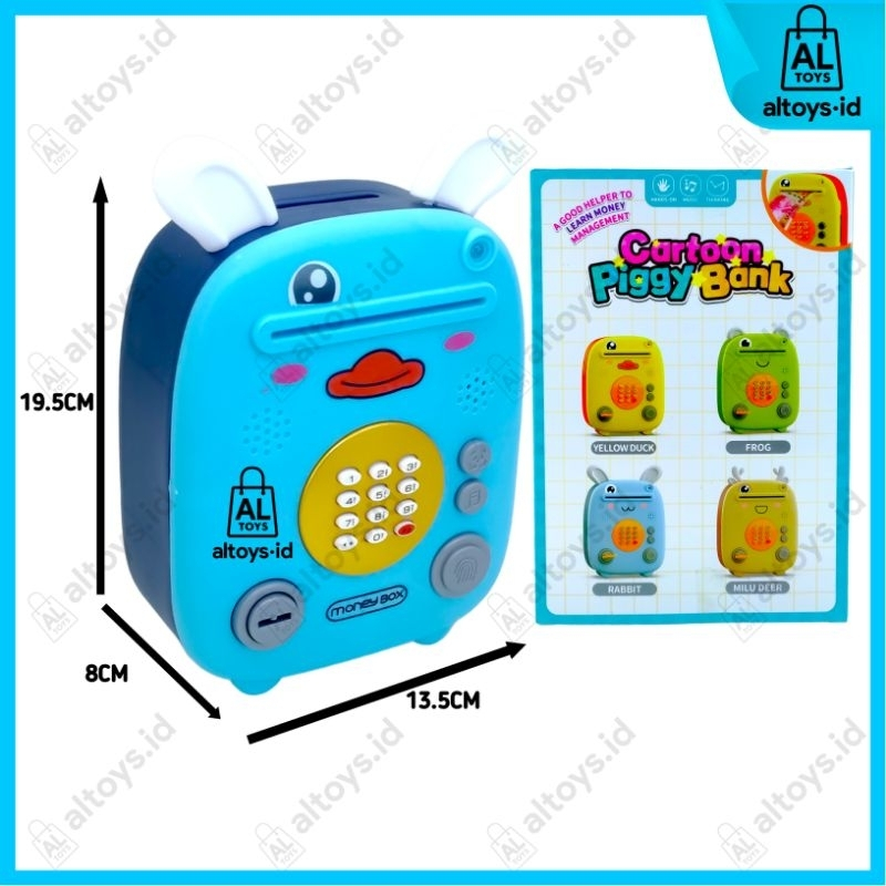 MAINAN CELENGAN BRANGKAS ATM COIN BANK SAFE MONY / MAINAN BELAJAR MENABUNG / MAINAN ANAK PEREMPUAN &amp; LAKI-LAKI