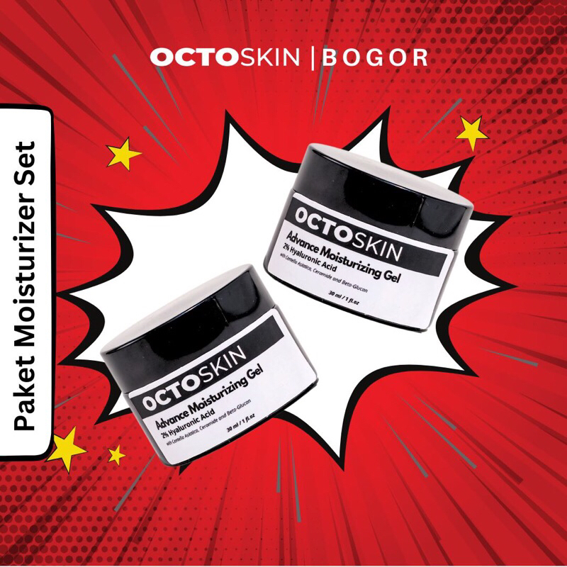 octoskin - paket bundling 2 pcs octoskin advance moisturizing gel 30ml