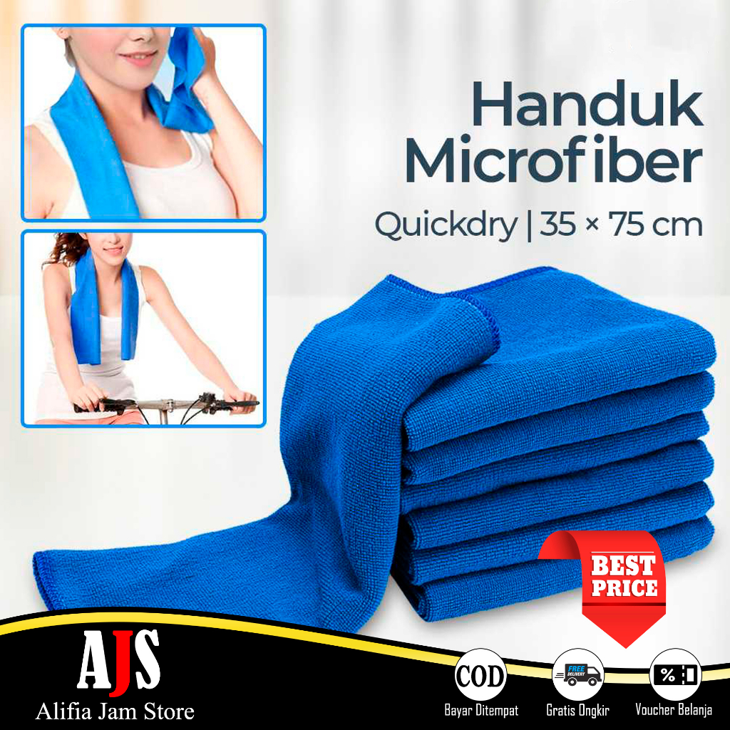 Handuk Microfiber Quickdry 35 x 75 cm