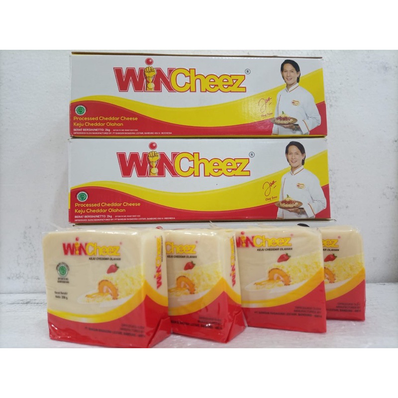 WINCheez Reguler Keju 250 Gram / Keju Block