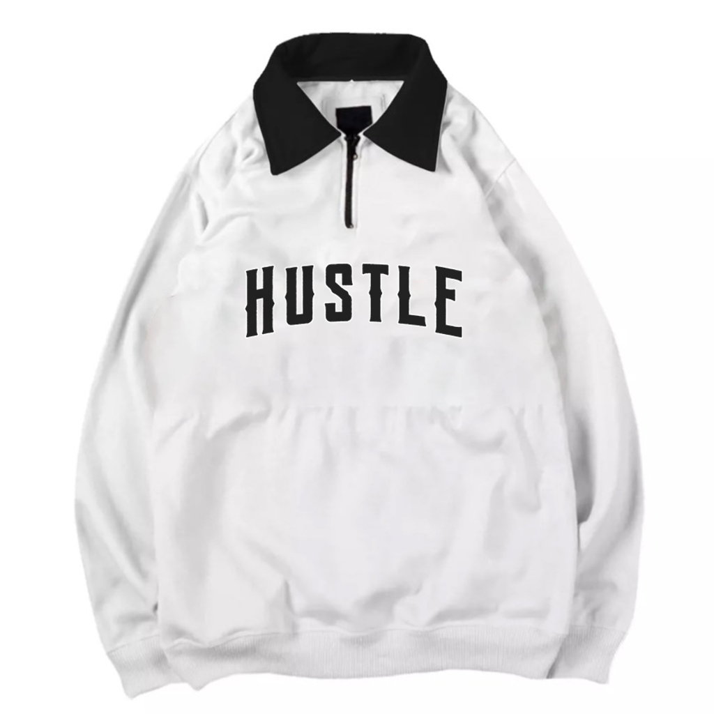 Crewneck Cowo Pria Wanita Sweater Berkerah Motif Sablon Gothic Premium Murah