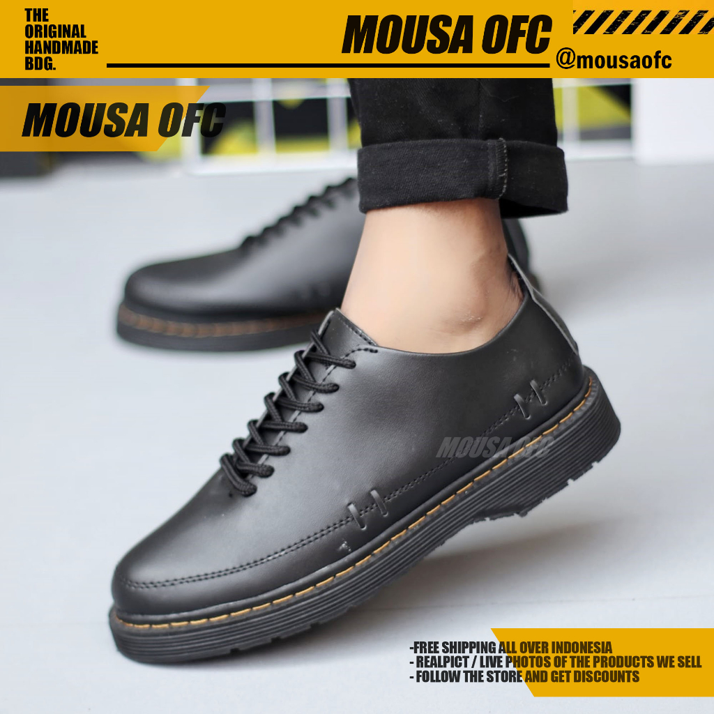 Sepatu Docmart Formal Low Boots Kerja Pria