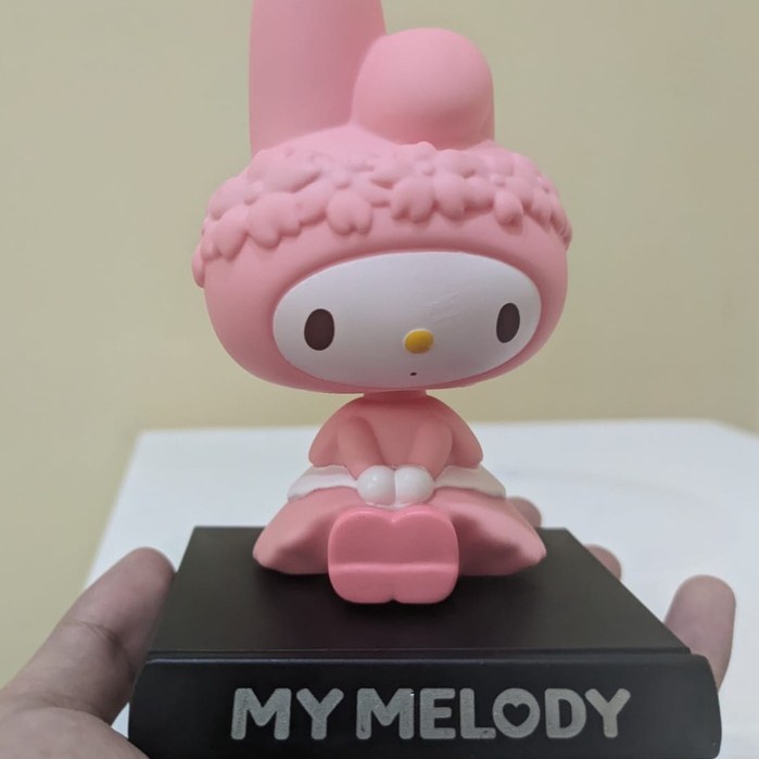 Pajangan Dashboard Mobil Bobble Head Kepala My Melody &amp; Kuromi