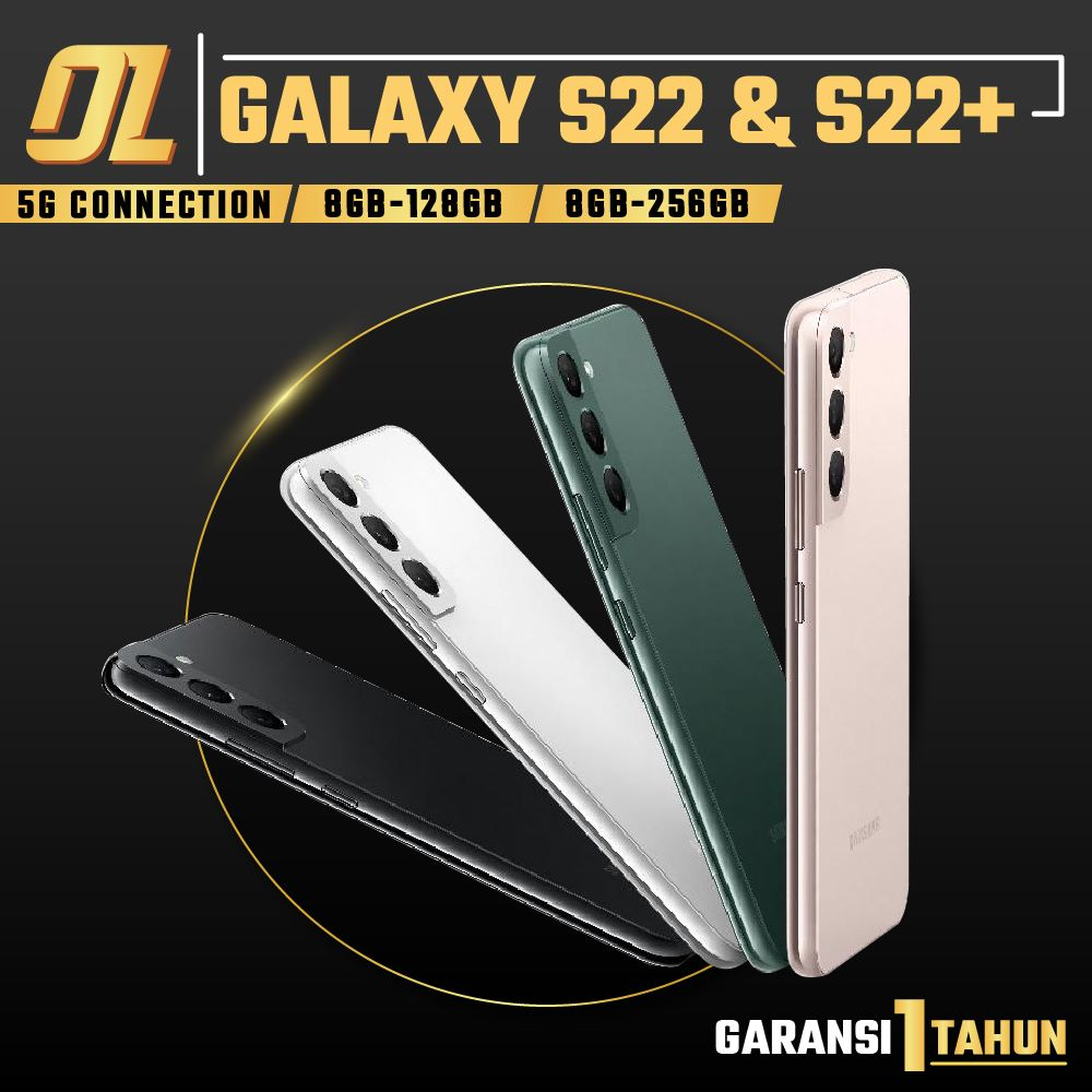 Samsung Galaxy S22 S22+ Plus 5G 8/128 8/256 8GB 128GB 256GB RAM 8 GB ROM 128 256 GB Handphone Murah Smartphone SEIN Original Garansi Resmi Terbaru Promo 2022