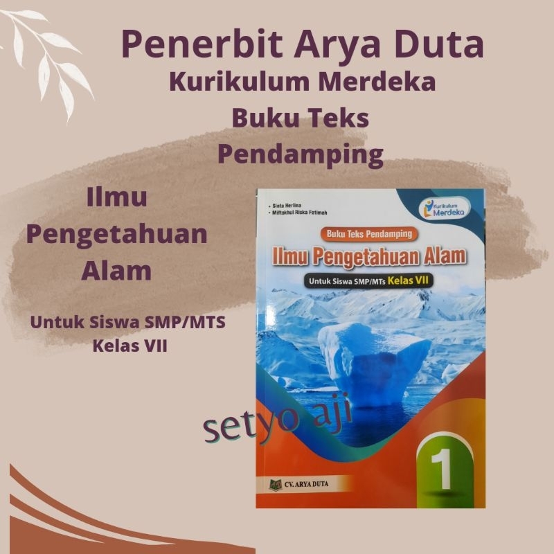 Buku Pendamping IPA SMP/MTs Kelas 7 Arya Duta