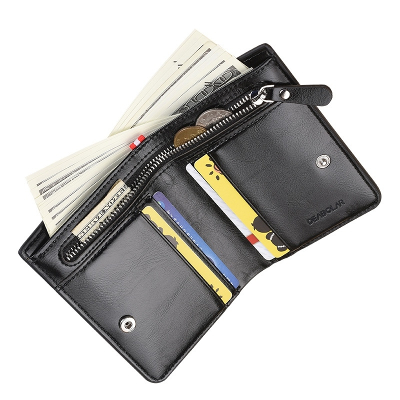 DOMPET LIPAT PRIA KULIT PREMIUM IMPORT ORIGINAL HITAM LEAVO LAKI KEKINIAN MURAH SIMPLE FASHION WA742B5 KARTU KEREN COWOK DISTRO RESLETING KOIN REMAJA DEWASA BATAM TERBARU BRANDED