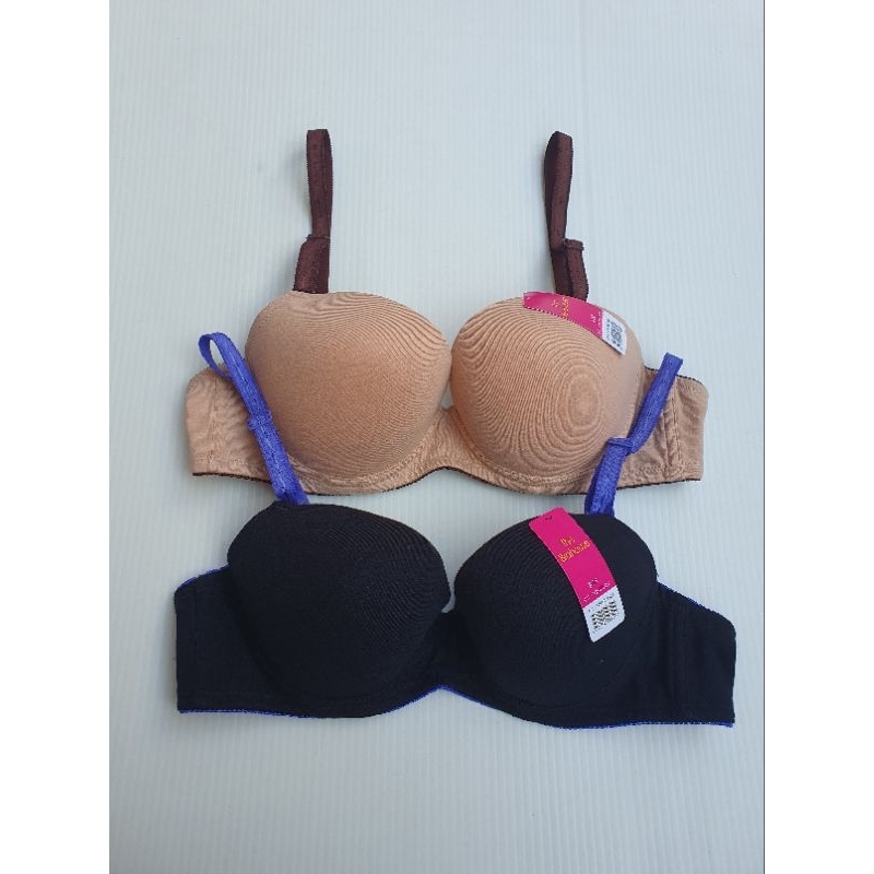 The brahouse-bh bra katun berkawat busa tipis-945