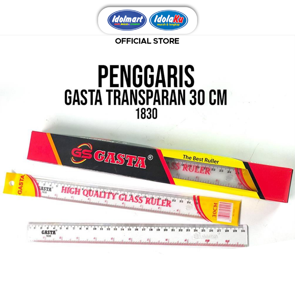 

IDOLMART Penggaris Gasta PG 1830 30CM