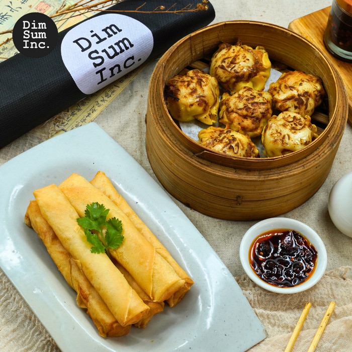

PAKET HEMAT DIMSUM INC - Mozzarella Shiumay / Siomay Mozzarella + Mozzarella Spring Roll / Lumpia Goreng Mozzarella + Free Shopping Bag