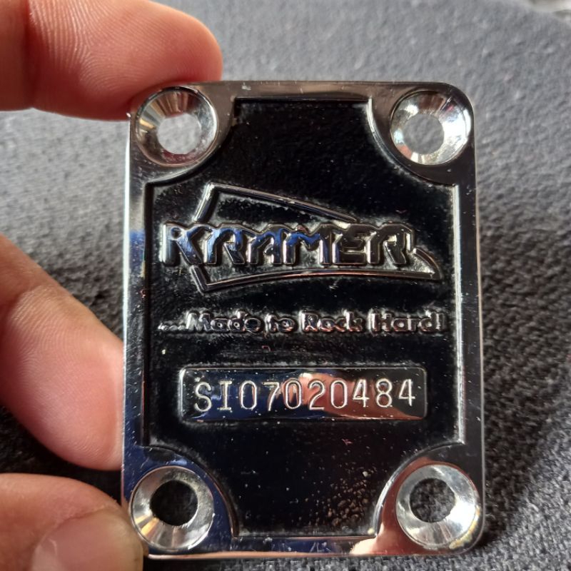 Neck joint Plate gitar elektrik Kramer vintage