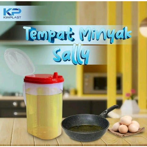 KIMPLAST Oil Jug Sally 2 Liter/ Tempat Minyak/ Wadah Minyak Plastik