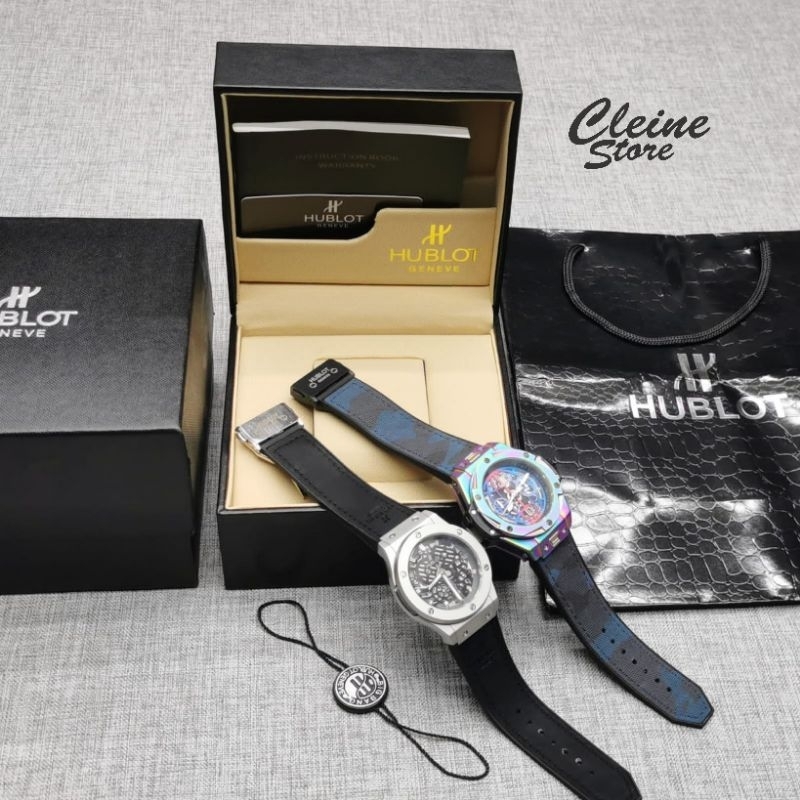 Jam Tangan Pria HB 09 Fullset With Box Paperbag