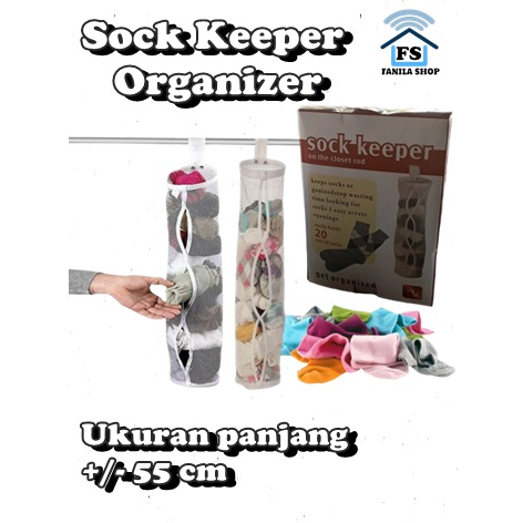 Sock Keeper Organizer Tempat Simpan Kaos Kaki Celana Dalam