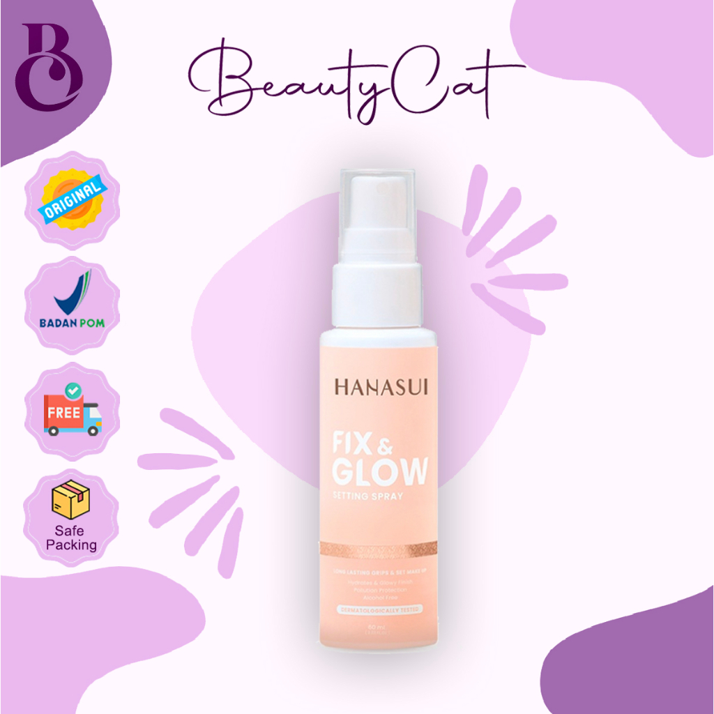 Hanasui Fix & Glow Setting Spray | Setting spray hanasui