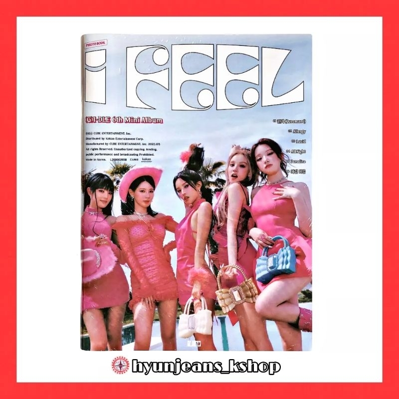 [READY SEALED] (G)I-DLE The 6th Mini Album - I FEEL : QUEENCARD (Photobook Ver.) Minnie Shuhua Soyeo