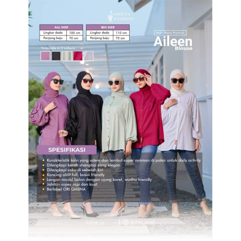 Aileen blouse ghina fashion