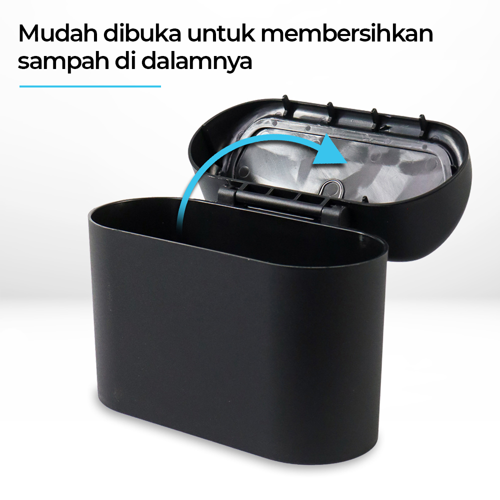 【GOGOMART】Tempat Sampah Mobil Press / Car Trash Bin Pressing