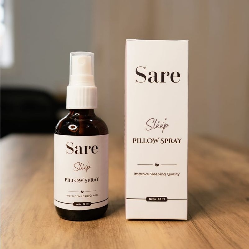 Sare pillow spray mengatasi insomnia / susah tidur aman tanpa efek samping sangat cocok buat yg susah tidur