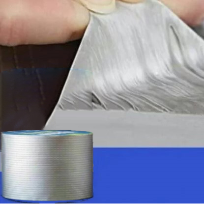 Lakban Aluminium Foil Butyl Tape Waterproof Sealing 5 cm x 5 m - M5-05 - Silver