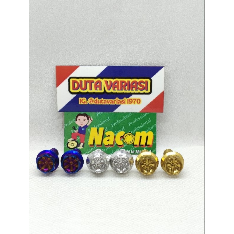 NACOM DV Baut Dudukan Step Belakang Kiri Kanan Scorpio