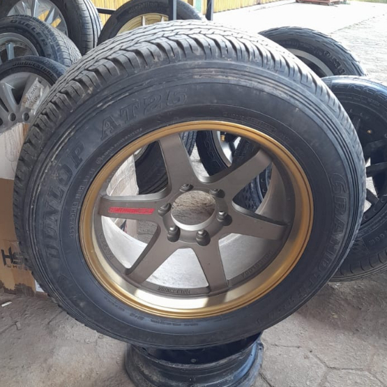 Velg Te37 Ring 18 Buat Mobil Pajero Fortuner