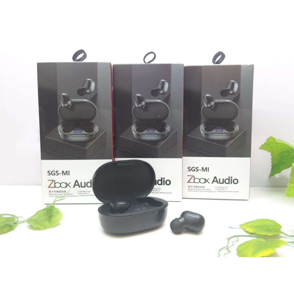 Headset Bluetooth TWS SGS-MI Zbox Audio Wireless Earphone