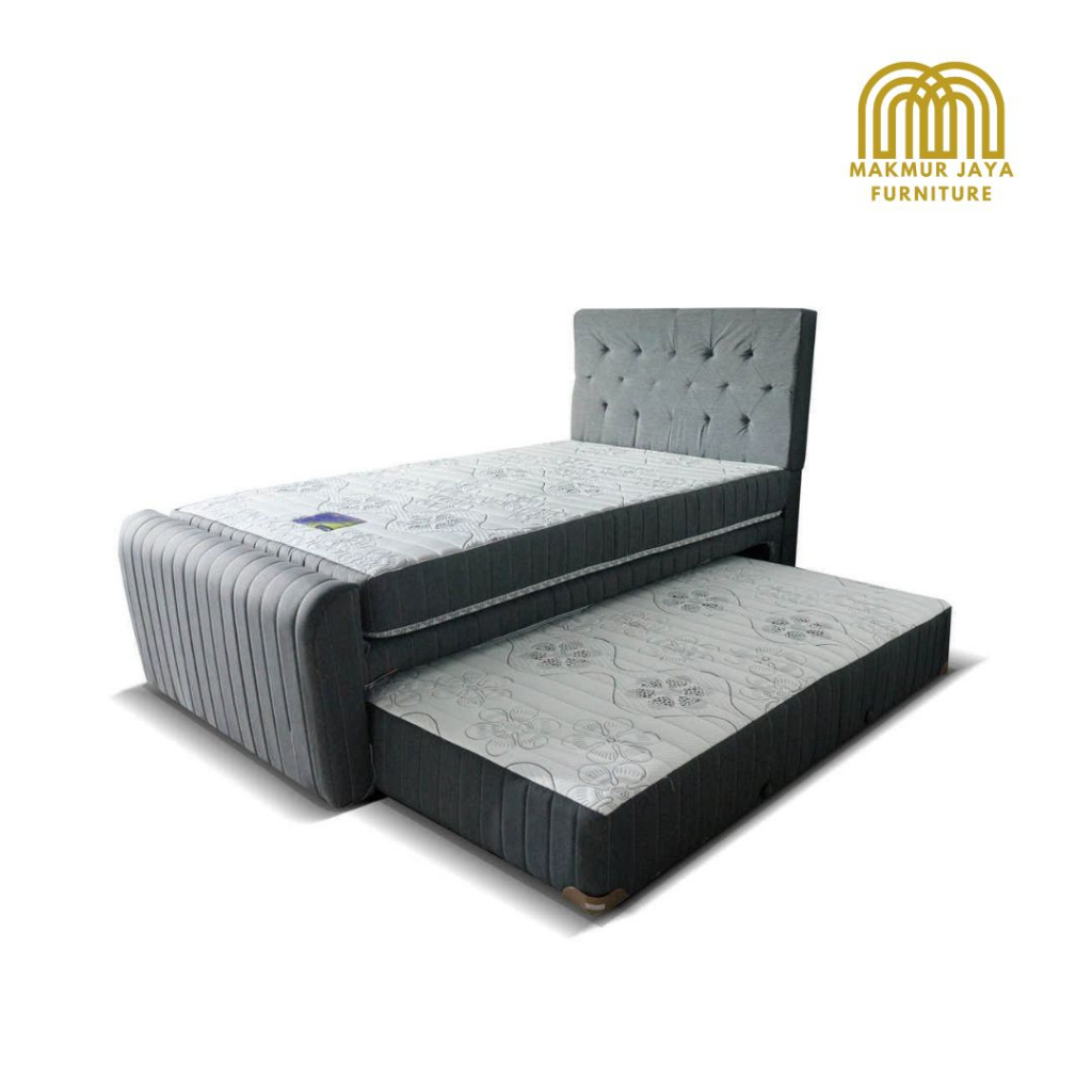 Bed Dorong Latex Helux Snow Flake 3 in 1