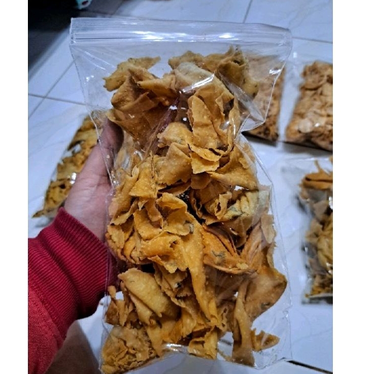 

Keripik Pangsit Bawang Enak Renyah&Gurih