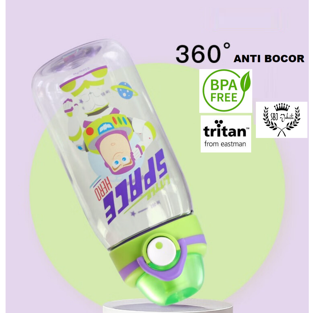 BOTOL MINUM ANAK TRITAN BPA FREE Anti Bocor 610 ml Original Mickey Minnie Disney