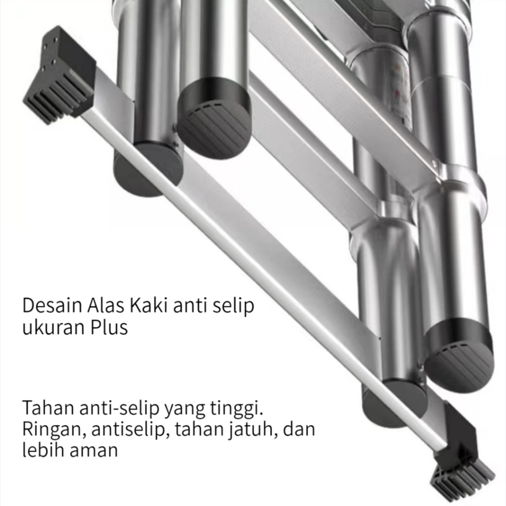 Highline Tangga Lipat Aluminium Tangga Lipat Portable Tangga Teleskopik Multifungsi