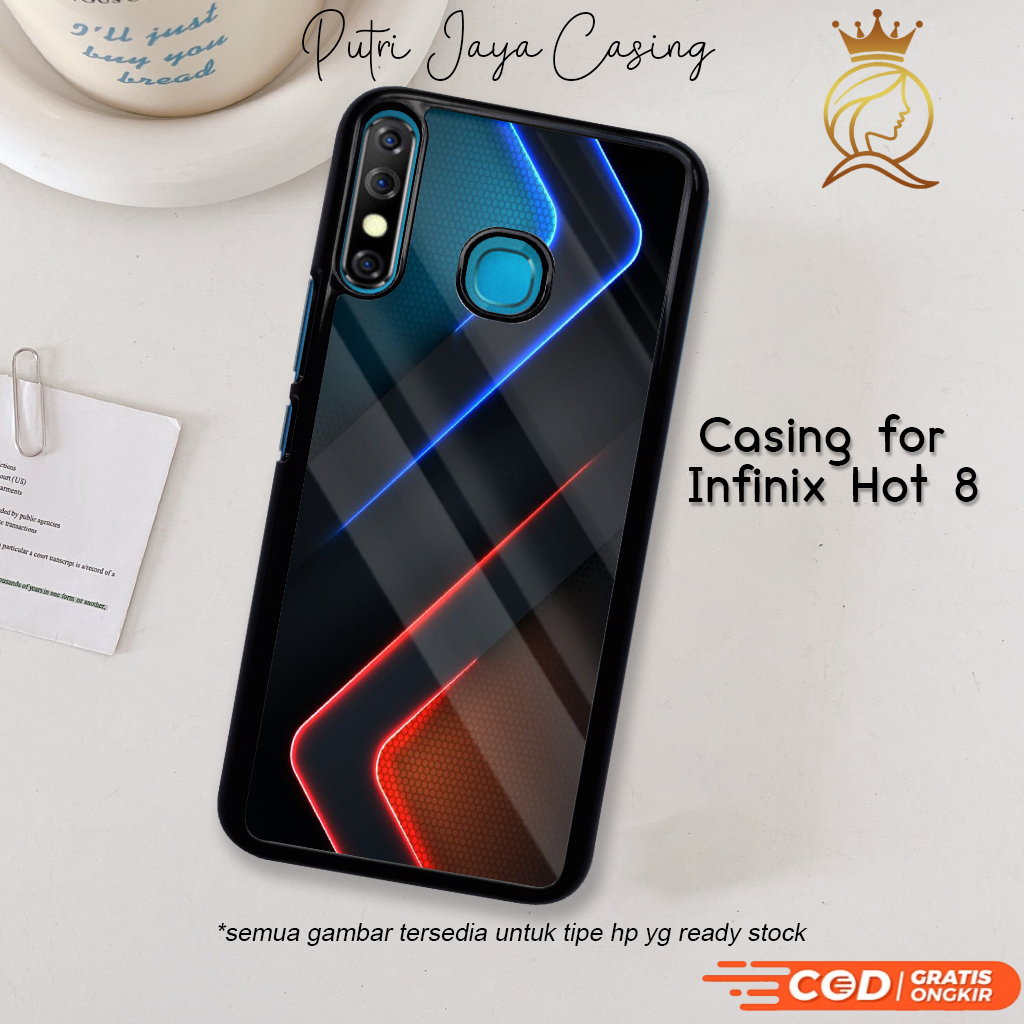 Case Hp Infinix Hot 8 Casing Infinix Hot 8 Motif ABSTRAK 02 Casing Terbaru Case Karakter Lucu Keren 