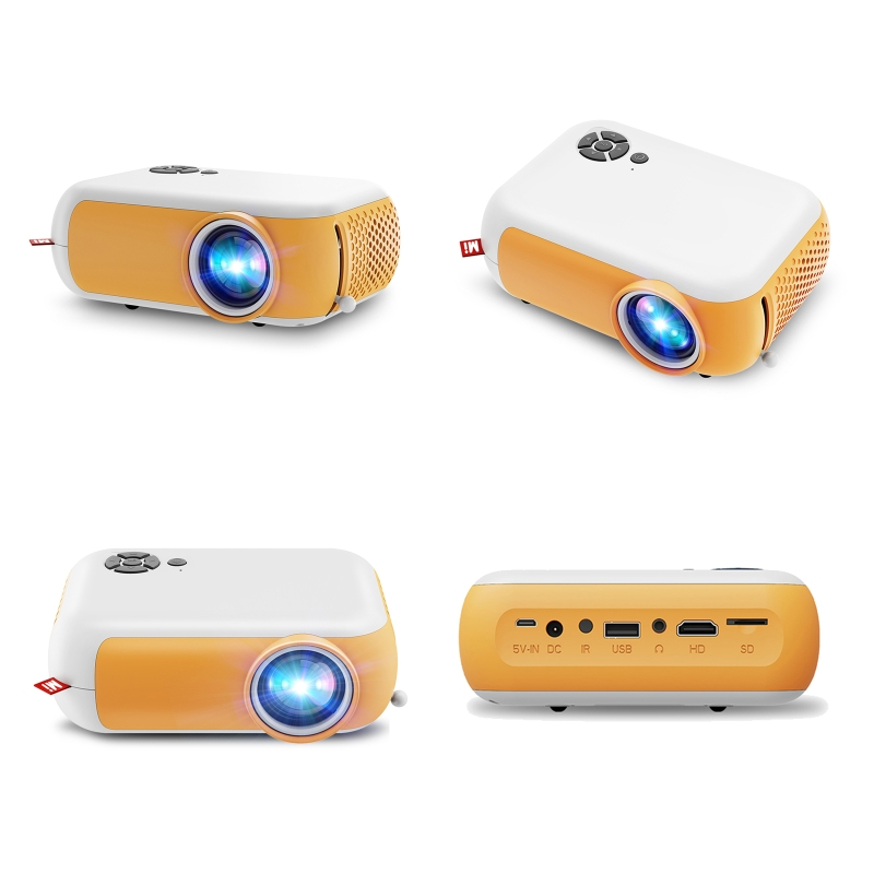 Proyektor Mini Portable LCD Full HD 1080P 1800lm Projector - A10