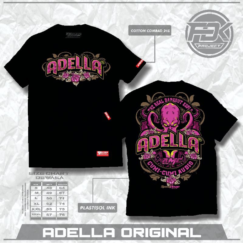 EDISI JUNI - KAOS TERBARU ADELLA 100% Original By FDK Clothing,kaos distro,kaos keren,pakaian pria w