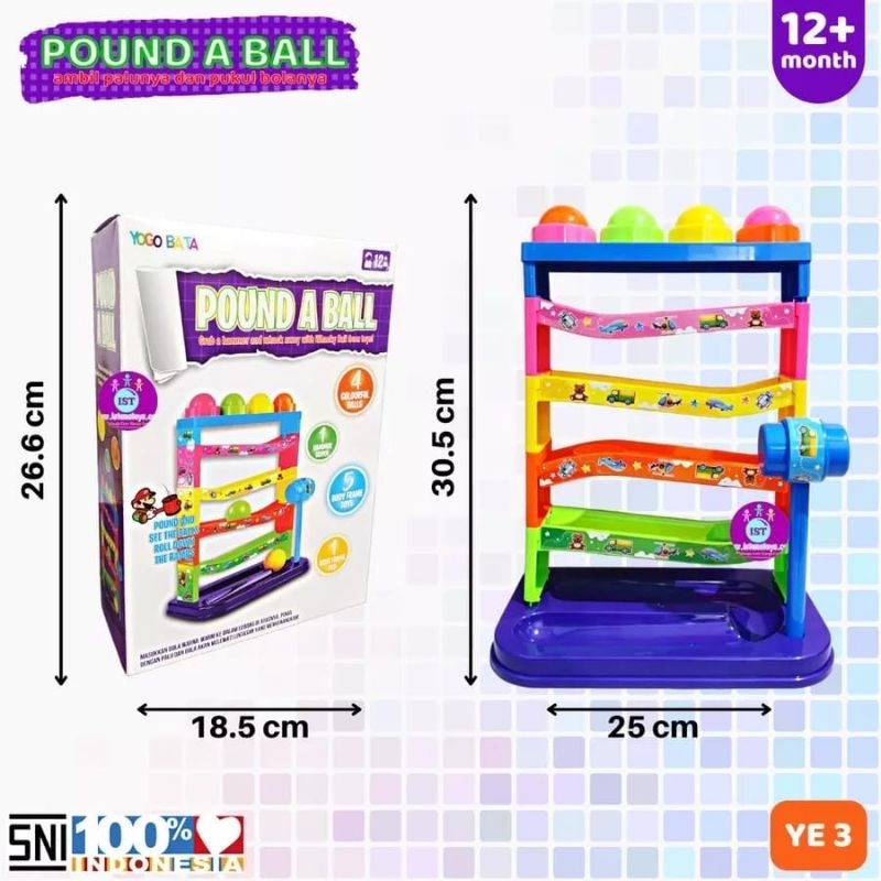 Mainan Anak Bola Pukul / Pound A Ball Kotak