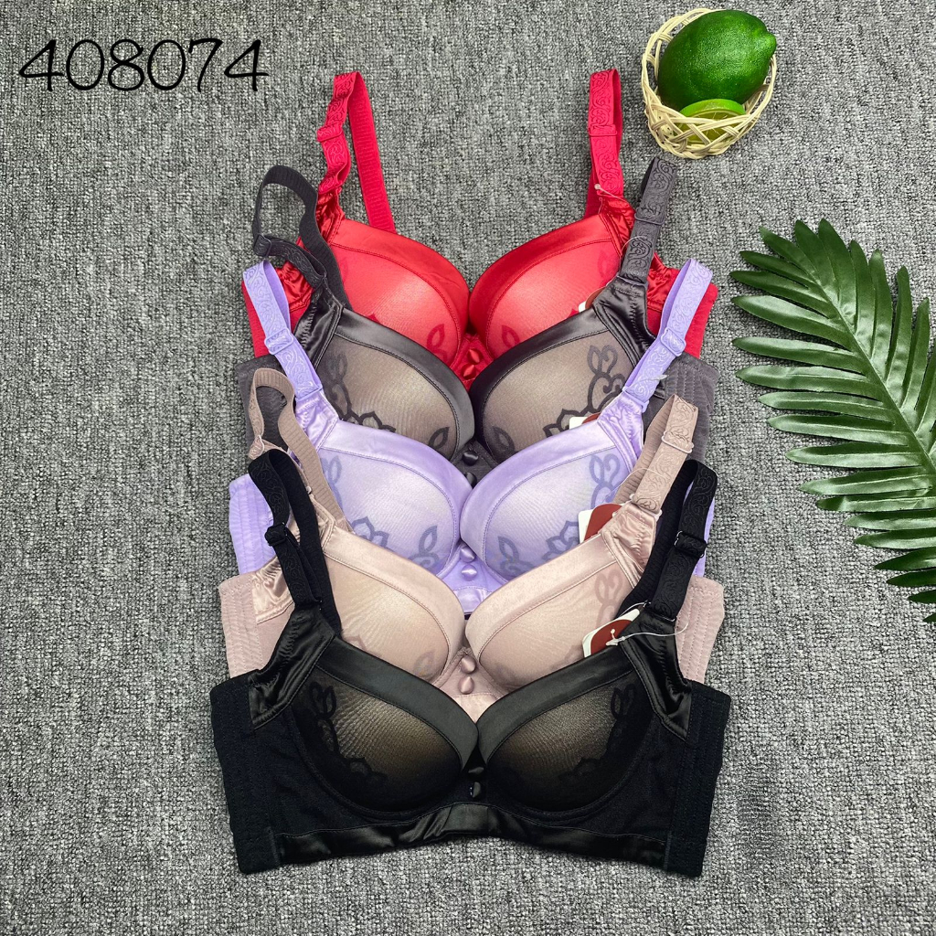 BRA / BH WANITA 408074 BUSA SEDANG ADA KAWAT SIZE 32-36 KAIT 4 PAKAIAN DALAM WANITA IMPORT