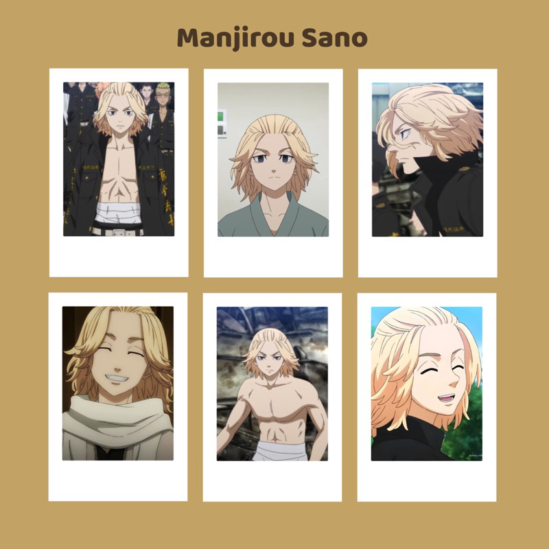 Polaroid Anime Tokyo Revengers Mikey Draken Takemichi Hinata Tachibana Baji keisuke chifuyu mitsuya 