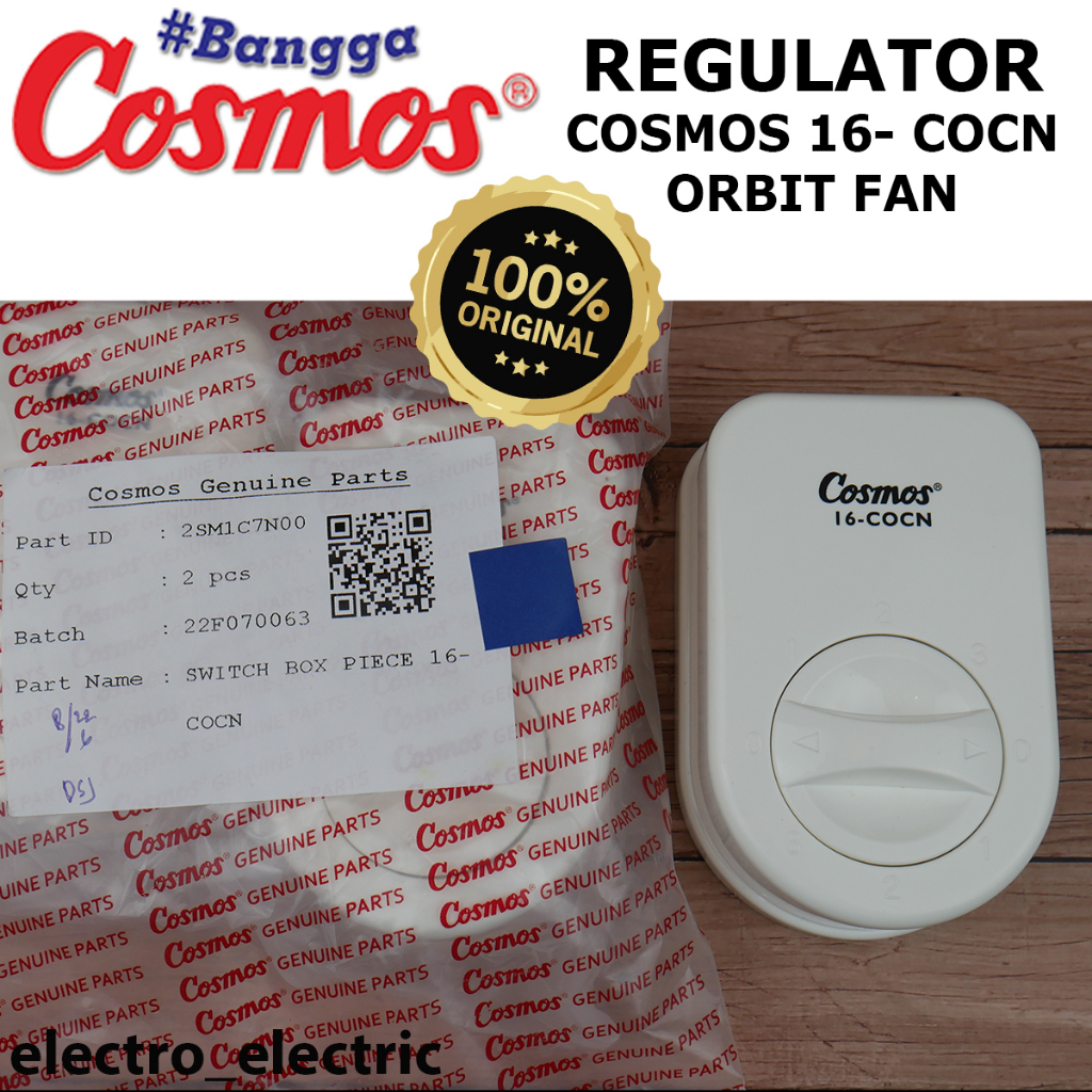Pengatur Kecepatan Regulator Kipas Angin Orbit Cosmos 16 COCN