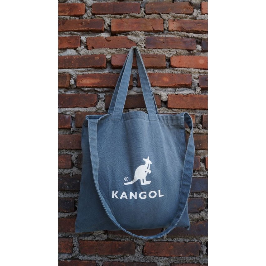 Tas Bahu Kangol Denim | Totebag Denim Kangol | Kangol Slempang