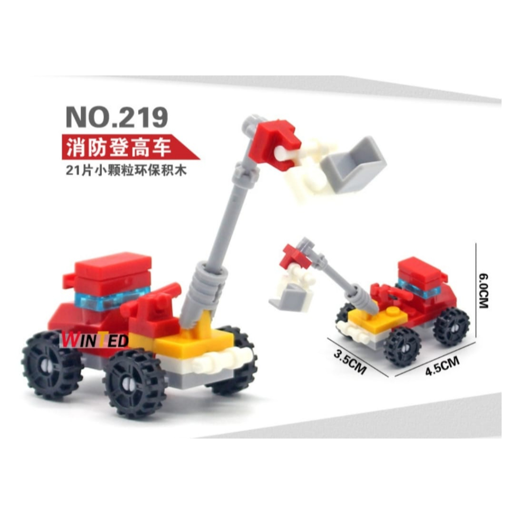 Mainan Anak Lego Builder Vehicle / Brick Mini Anak